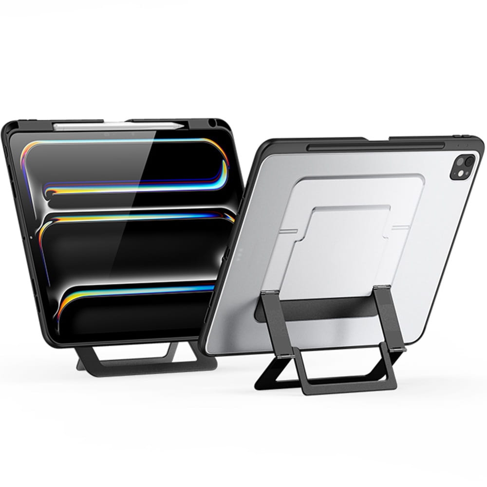 OUTLET: Etui z podstawką Dux Ducis Axis do iPad Pro 13″ 2025 / 2024, przezroczysto-czarne