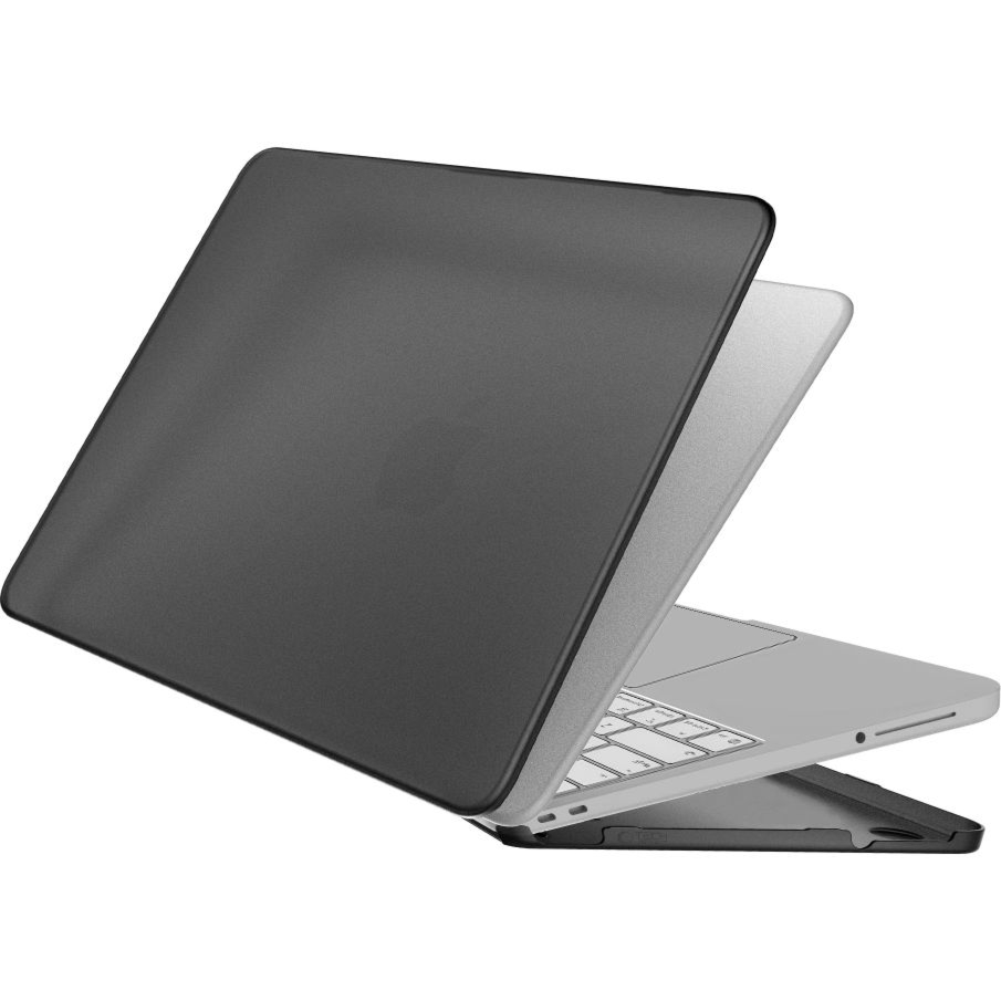 OUTLET: Etui ochronne Tech-Protect Softshell do MacBook Neo 13″ A18 Pro 2026, matowe półprzezroczysto-czarne