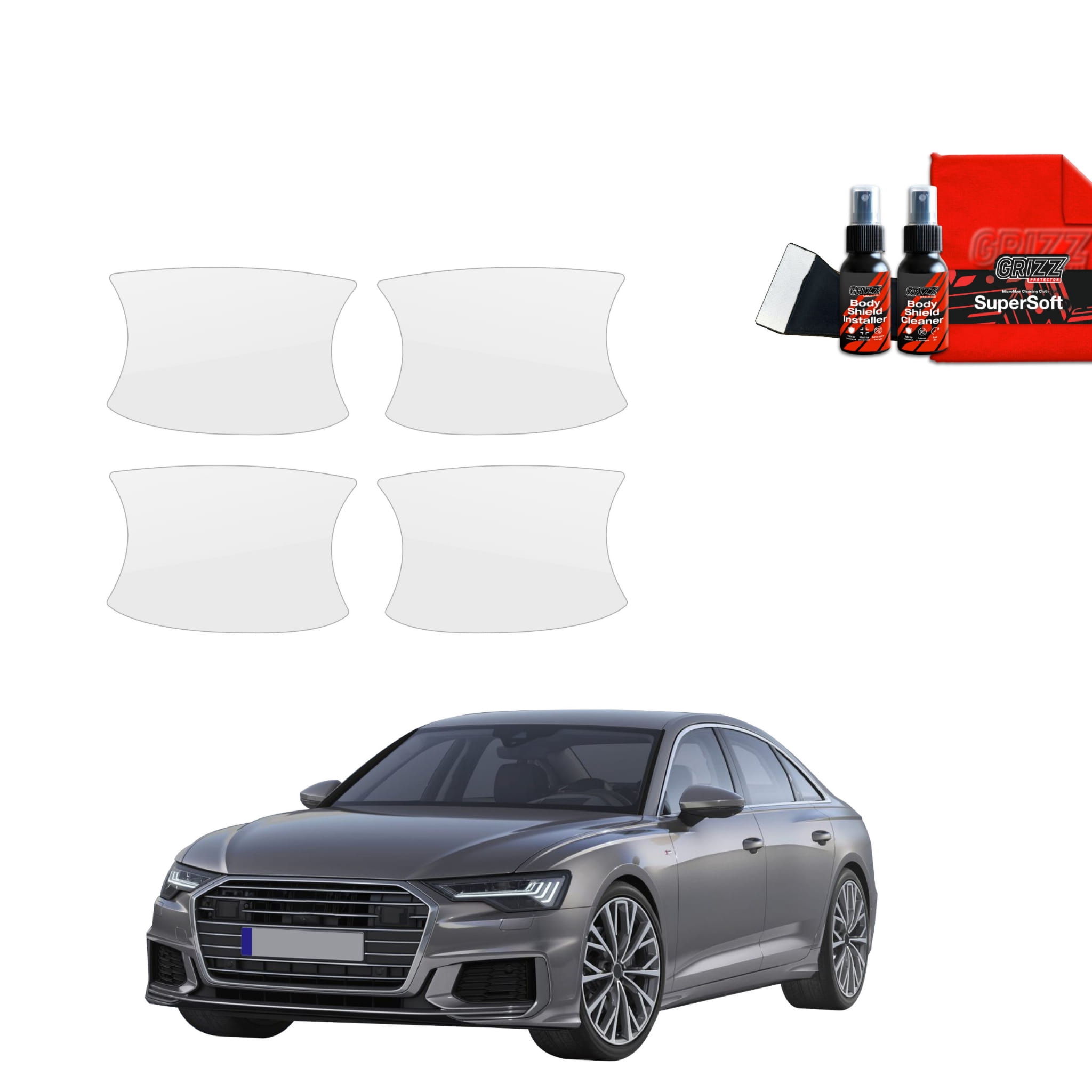 4w1 Folia ochronna pod klamki Grizz Protector do Audi A6 C8 Sedan (2018-2023)