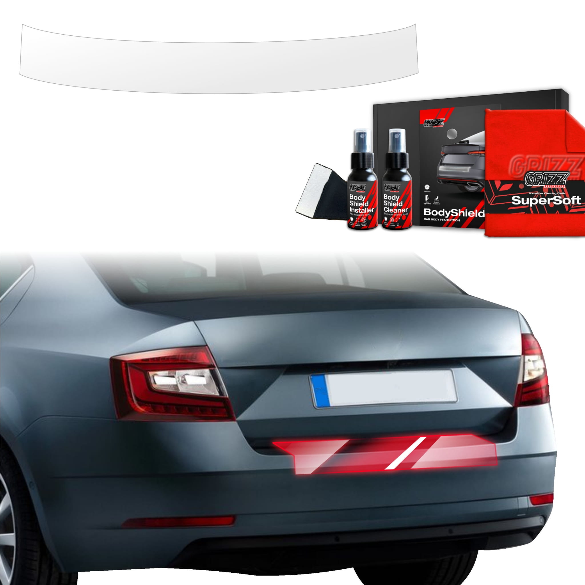 Folia ochronna na próg bagażnika Grizz Protector do Skoda Octavia 3 (2017-2020)