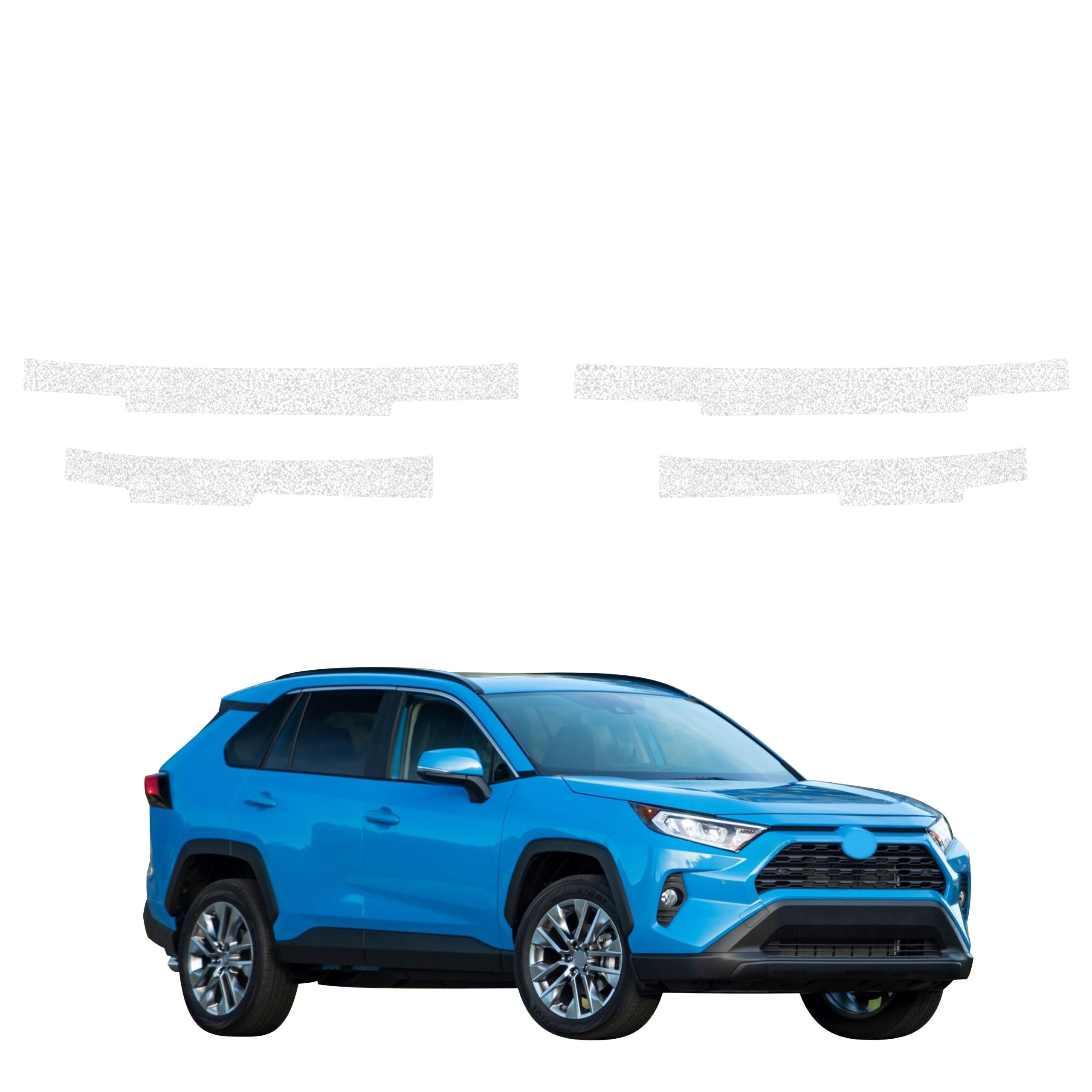 4w1 Biała powłoka techniczna Grizz Protector na progi Toyota RAV4 HEV (2021-2026)