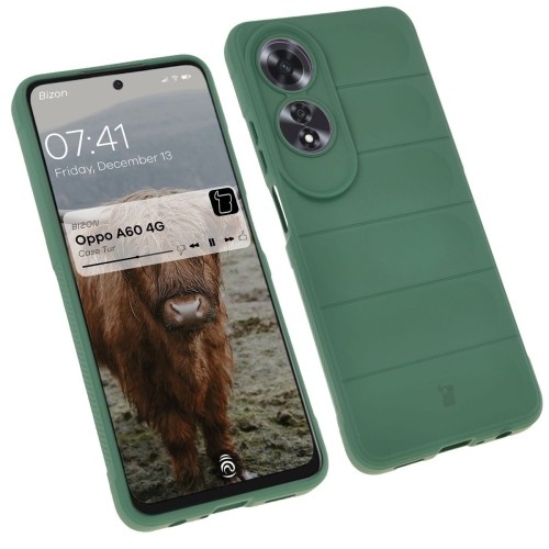 Image of Pancerne etui Bizon Case Tur do Oppo A60 4G, ciemnozielone