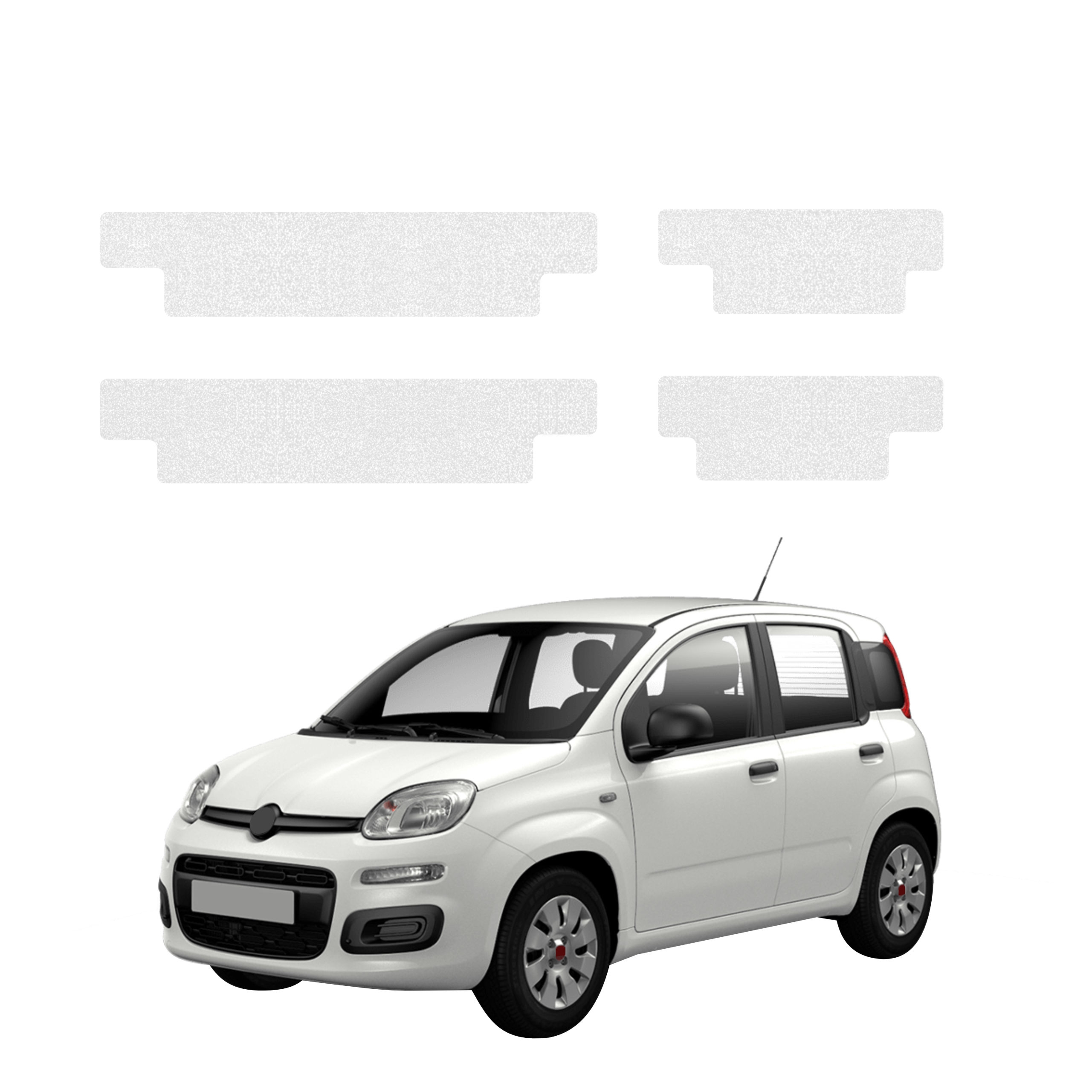 4w1 Bezbarwna powłoka techniczna Grizz Protector na progi Fiat Panda (2020-2026)