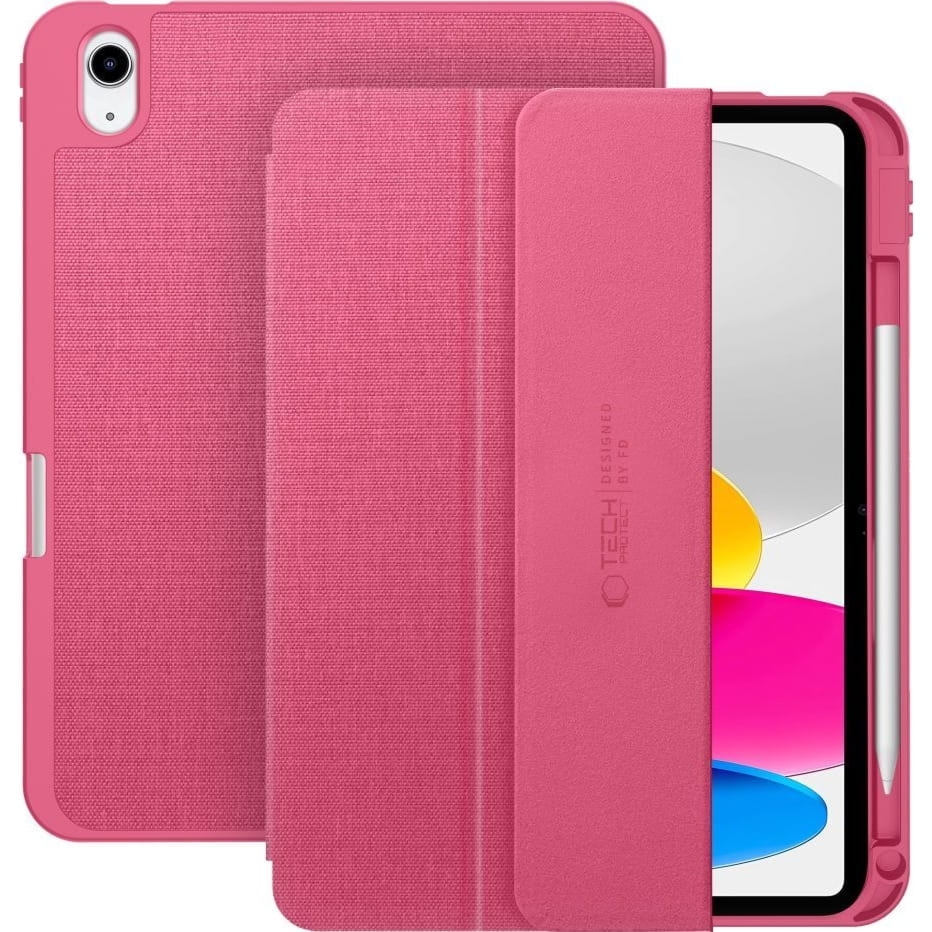 Etui Tech-Protect SC Pen Canvas do iPad 11 / 10 gen. 2025 / 2022, różowy