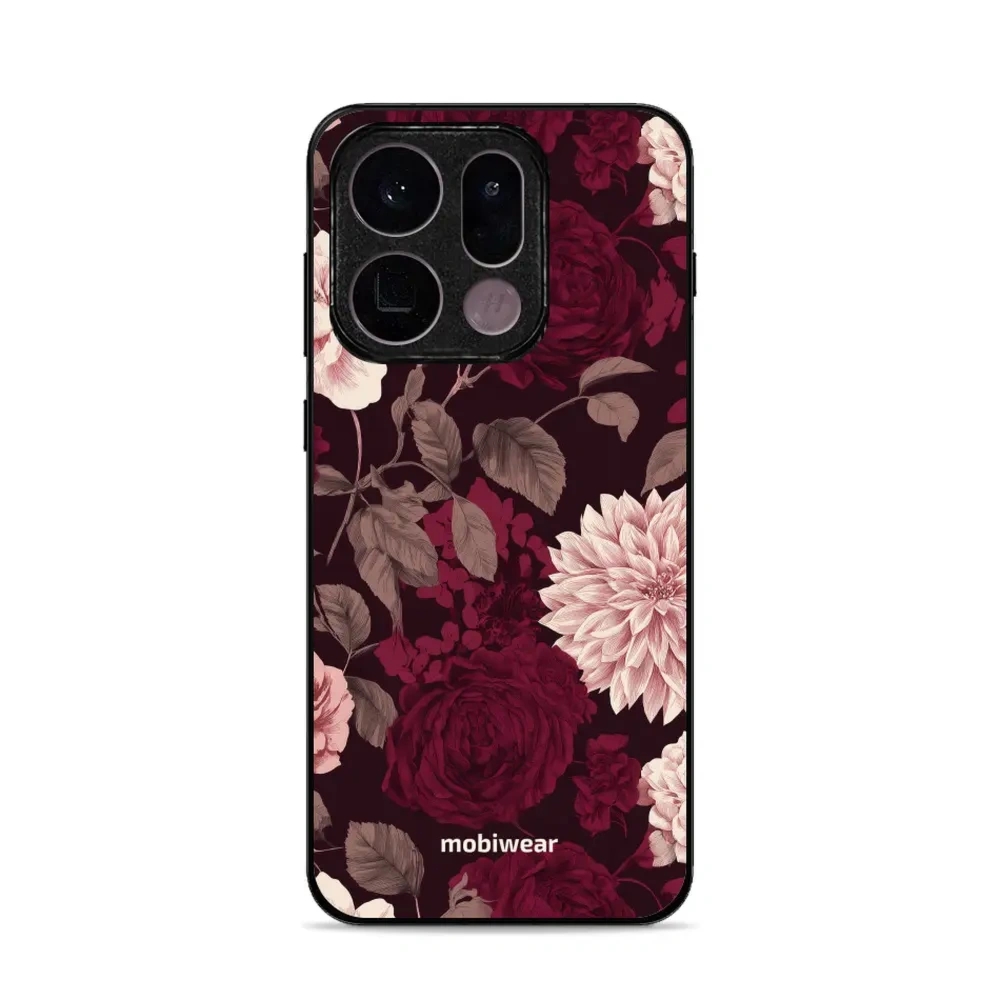 Etui ochronne do OPPO Find X9, Mobiwear Glossy Case, wino i dalie