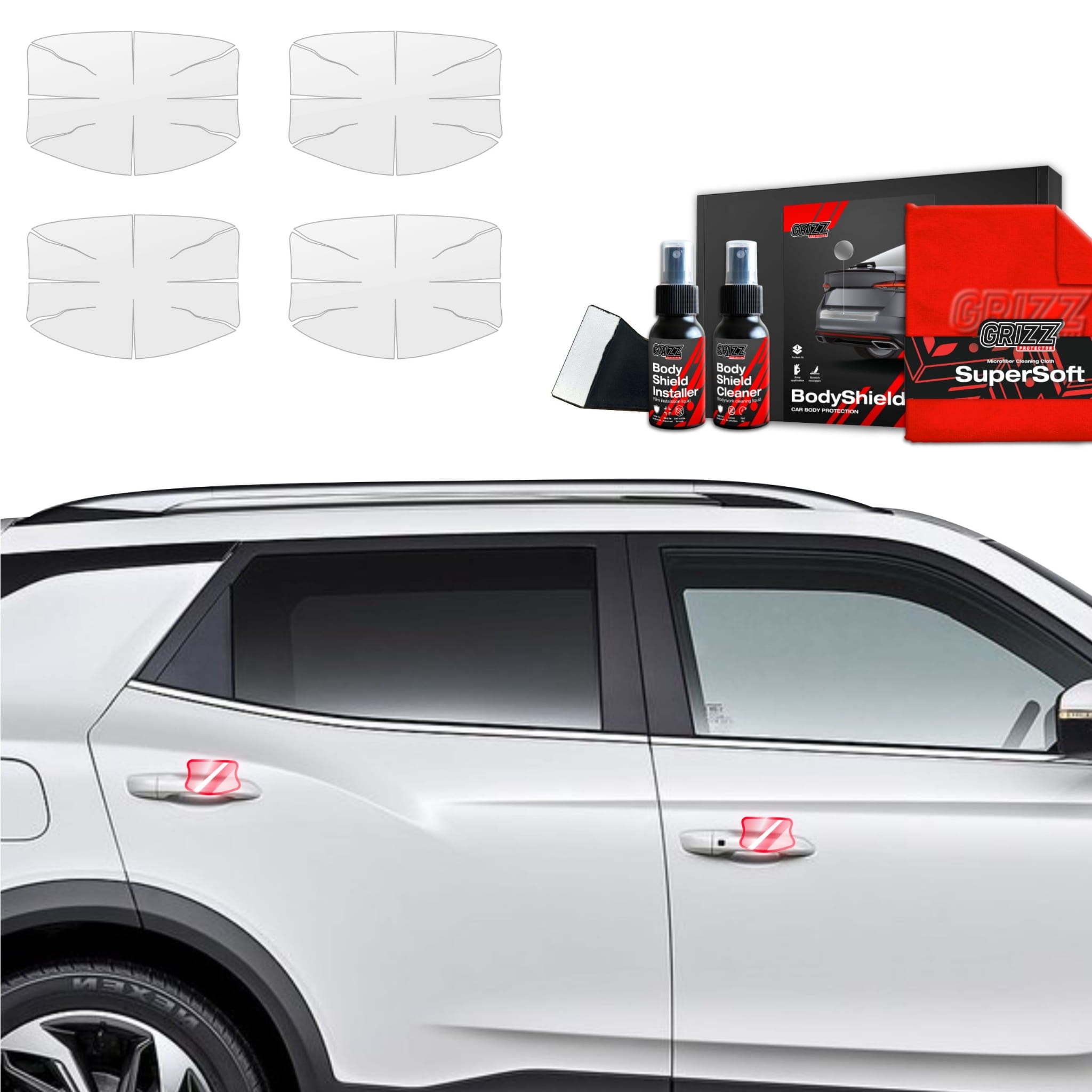 4w1 Folia ochronna Grizz Protector pod klamki do SsangYong Korando (2023-2026)