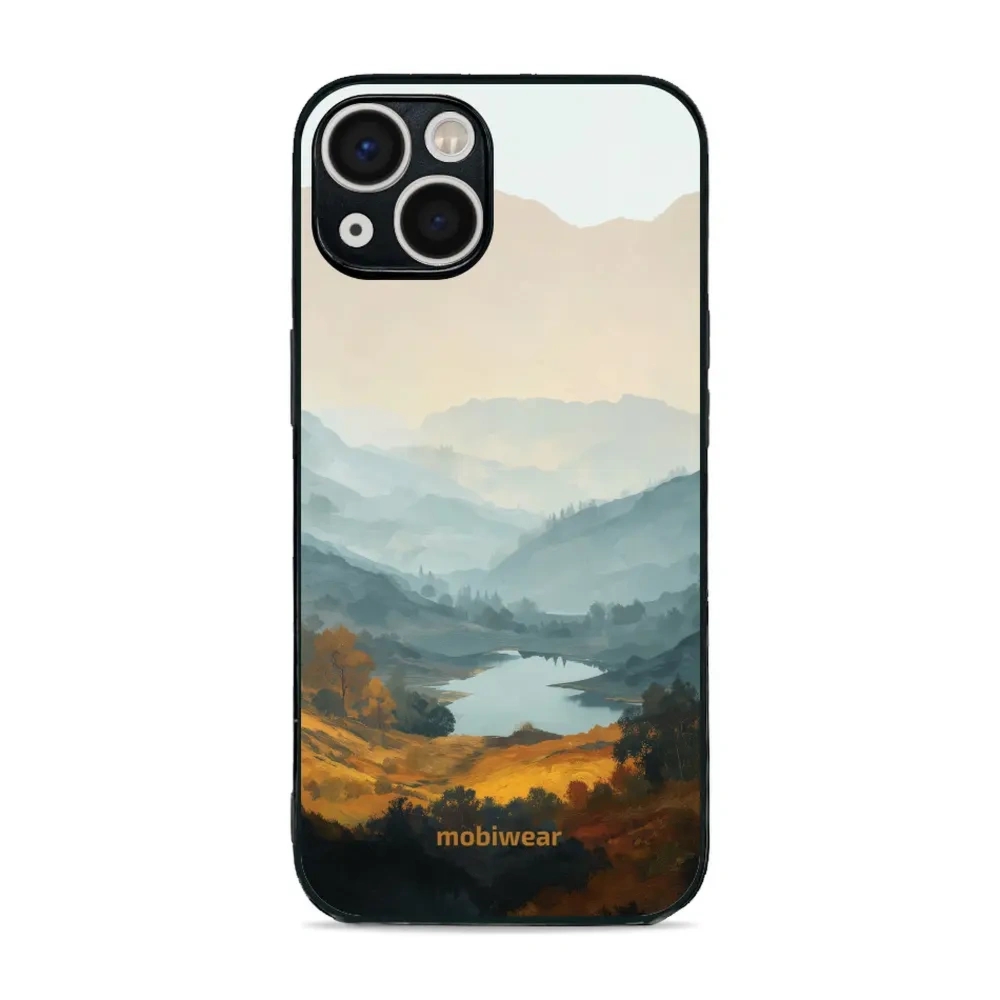 Etui ochronne do iPhone 13, Mobiwear Glossy Case, jezioro w dolinie