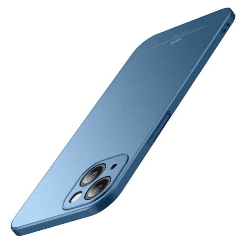 Image of Etui MSVII Matte iPhone 13 Mini, niebieskie