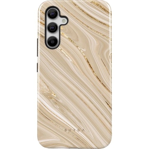 Image of Etui Burga Full Glam Tough do Galaxy A55, beżowe wzorzyste