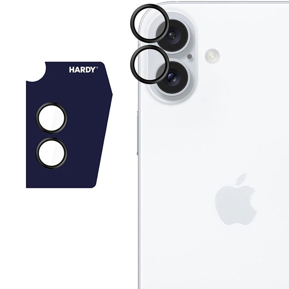 Osłony na aparat 3mk HARDY Lens Protection Pro 1 zestaw dla iPhone 17, czarne