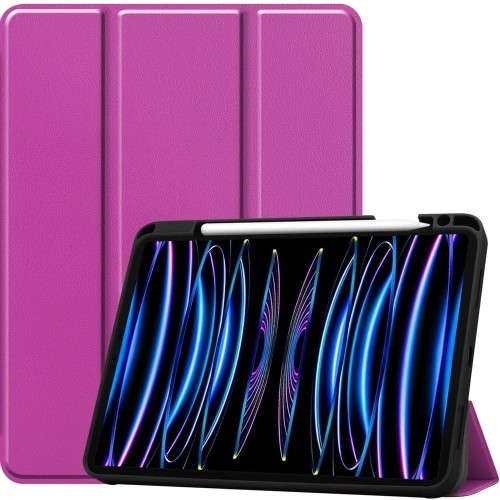 Image of Etui Bizon Case Tab Lizard do Apple iPad Pro 11 2022/2021/2020/2018, fuksja