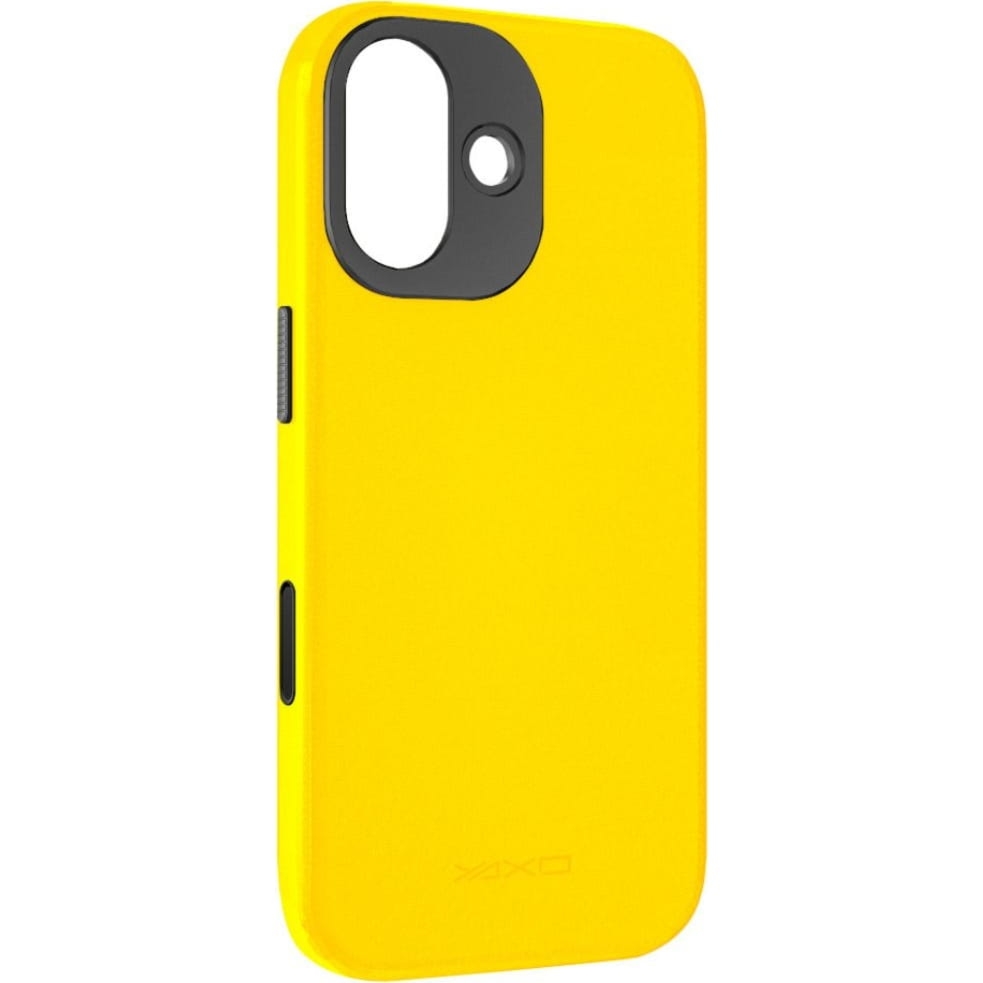 Etui YAXO Leather Gear Slim Case MagSafe do iPhone 17, żółte
