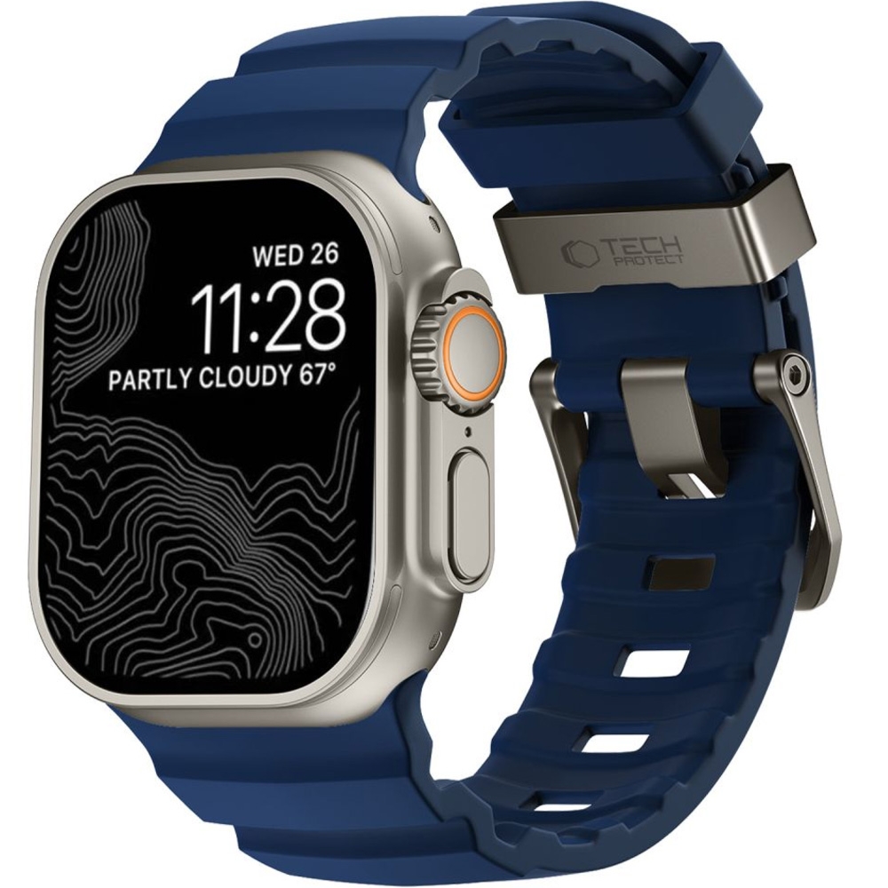 Pasek Tech-Protect Motion do Apple Watch 49/46/45/44 mm, granatowy
