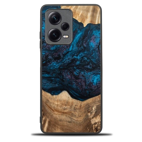 Image of Drewniane etui do Xiaomi Redmi Note 12 Pro 5G, Bewood Unique Planets Neptun