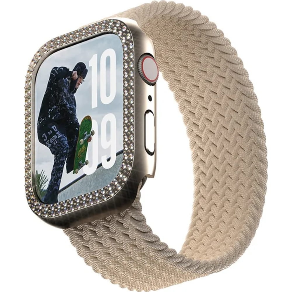 OUTLET: Etui SAFE by PanzerGlass Bling do Apple Watch 11 / 10 (46 mm), złote