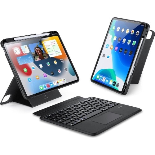 Image of Etui z klawiaturą Bluetooth Dux Ducis (DK Series) do iPad Air 6/5/4, iPad Pro 11 2022/2021/2020/2018, czarne