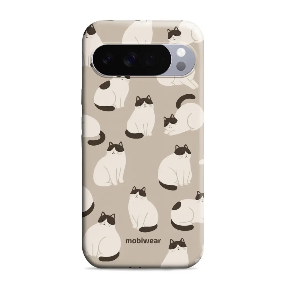 Etui ochronne do Pixel 10 Pro XL, Mobiwear Elite Pro, kawa miau