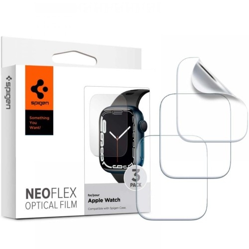 Image of Folia do etui Spigen Neo Flex 3-Pack Apple Watch 45 mm