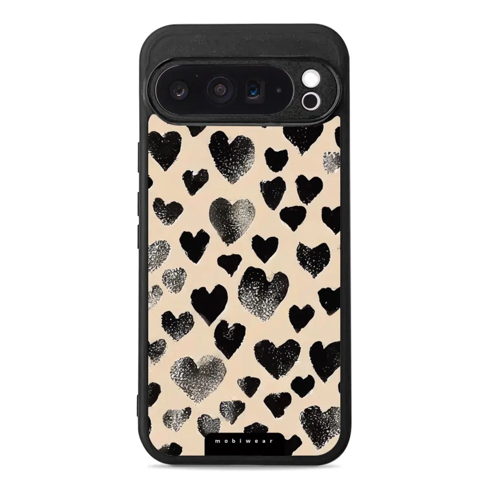 Etui ochronne do Google Pixel 9 Pro XL, Mobiwear Glossy Case, beżowa miłość