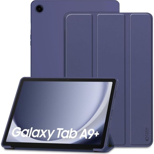 Image of Etui Tech-Protect SmartCase do Galaxy Tab A9 Plus, granatowe