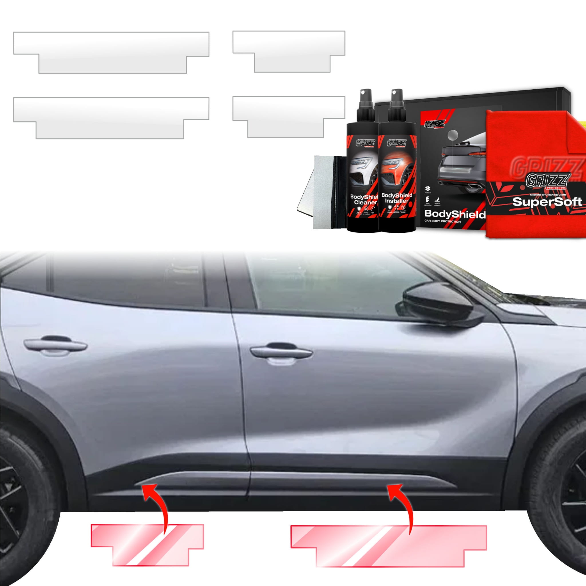 4w1 Folia ochronna Grizz Protector na progi do Opel Mokka (2021-2026)
