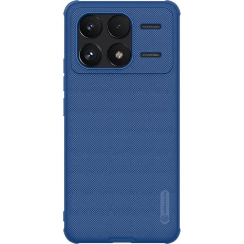 Image of Etui Nillkin Super Frosted Shield Pro do Xiaomi POCO F6 Pro / Redmi K70 Pro / K70, granatowe