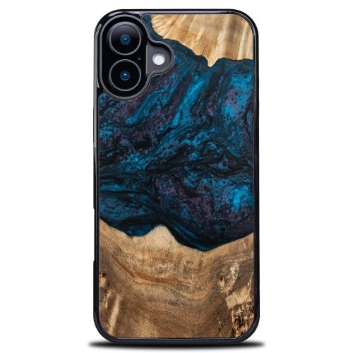 Image of Drewniane etui do iPhone 16, Bewood Unique Planets Neptun