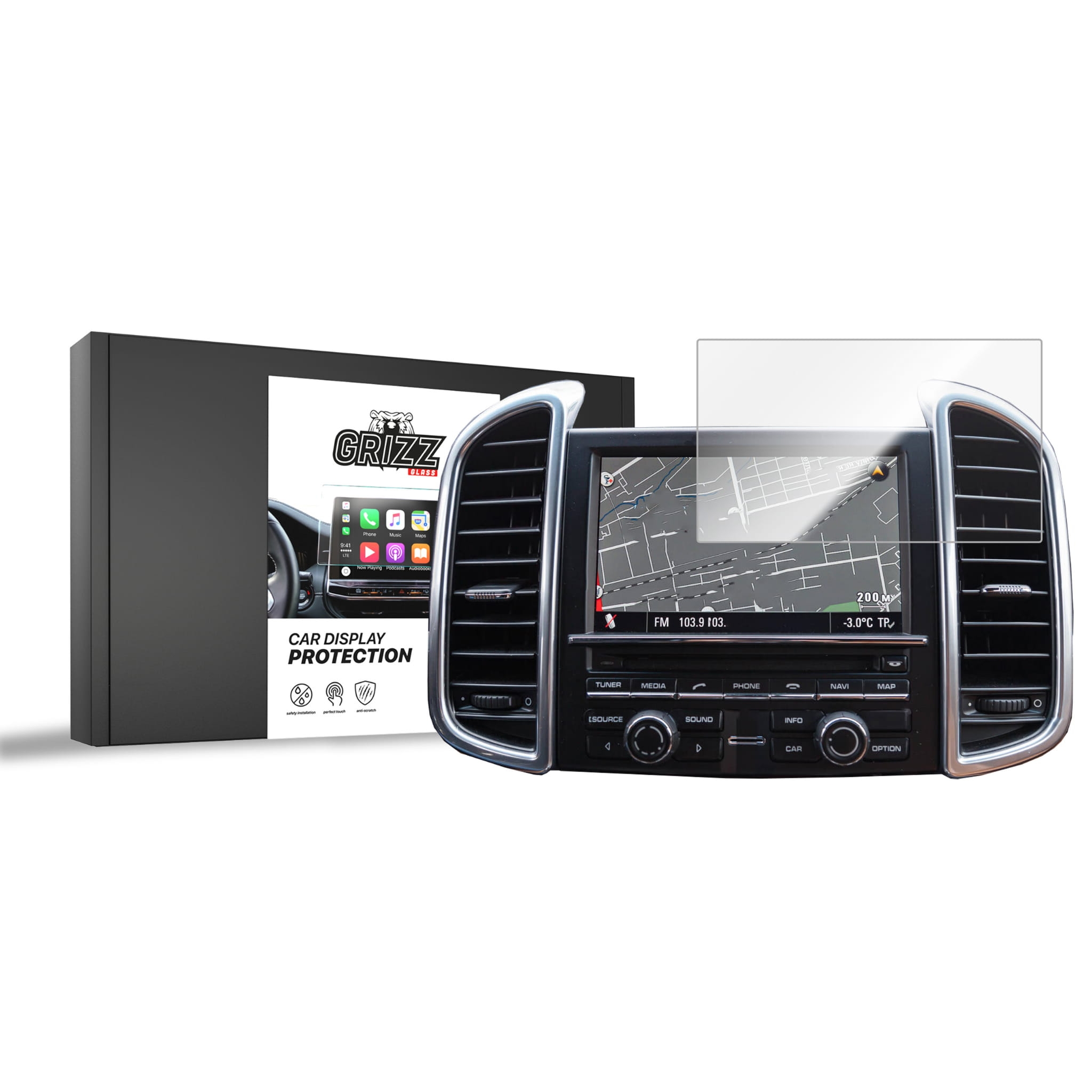 Image of Folia ceramiczna Grizz Protector do Porsche Cayenne 2 958 (2010-2017)