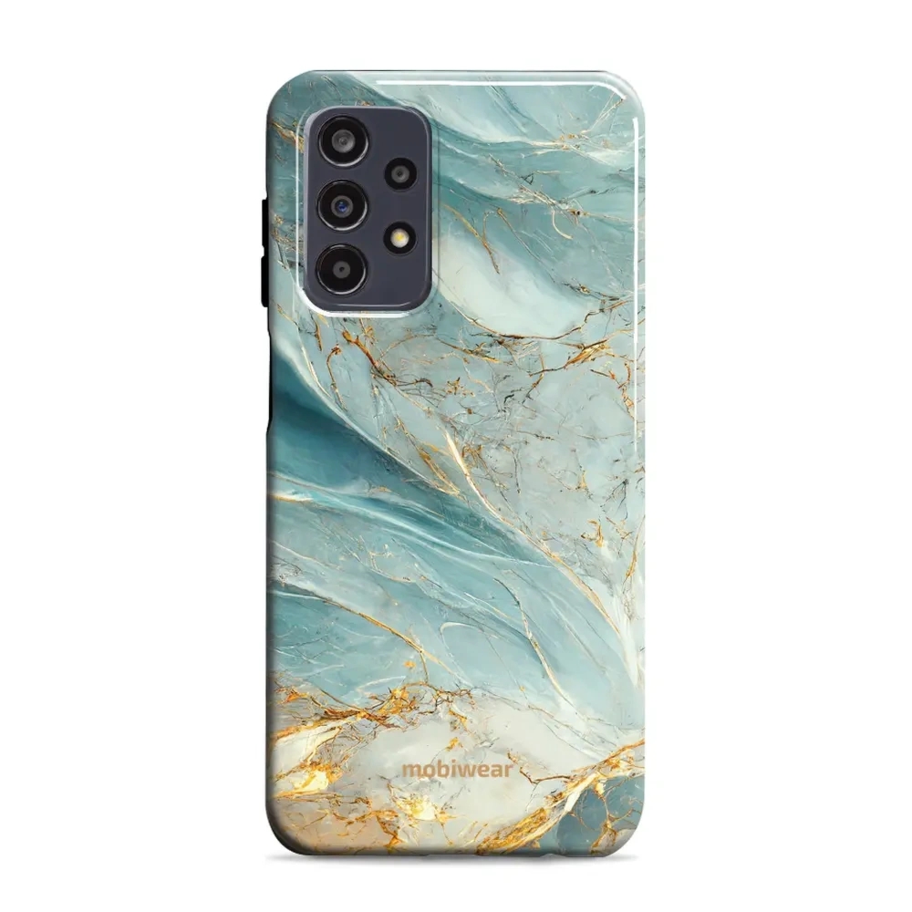 Etui ochronne do Galaxy A23 4G, Mobiwear Elite Pro, żyła lazuru