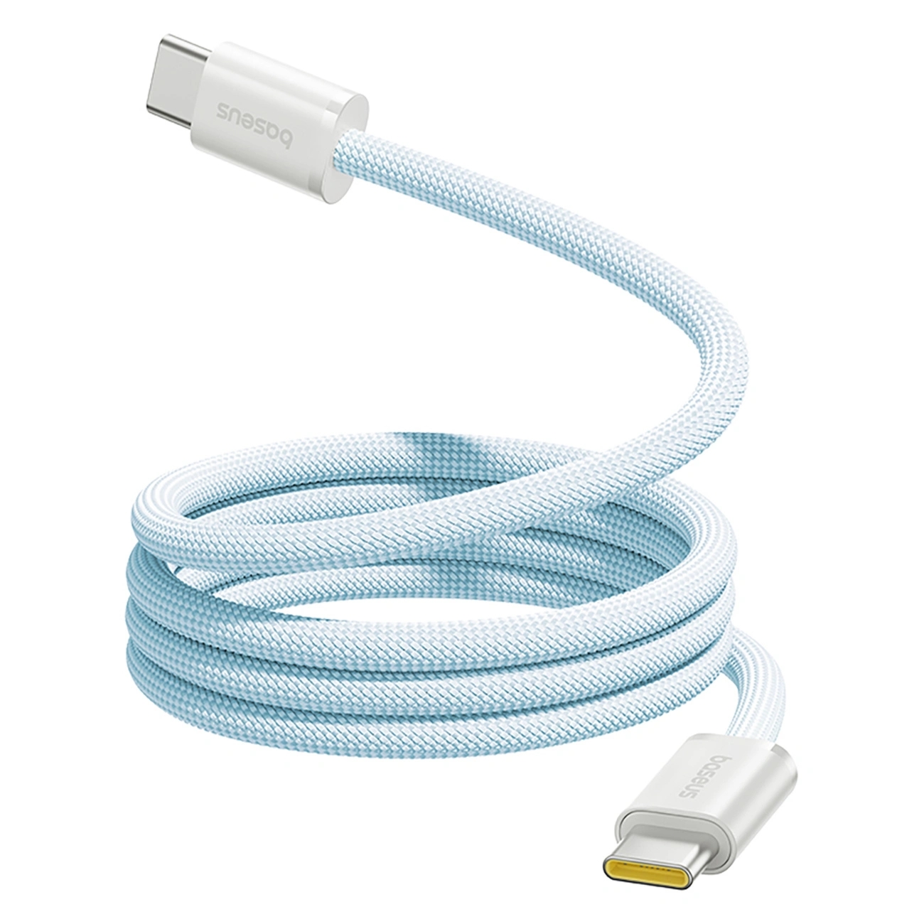 Kabel magnetyczny z oplotem USB-C – USB-C, Baseus Dynamic 4 Pro 100W PD, 1 m, niebieski