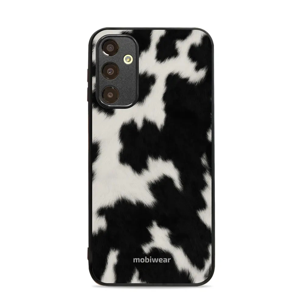Etui ochronne do Galaxy A25 5G, Mobiwear Glossy Case, krowie futerko
