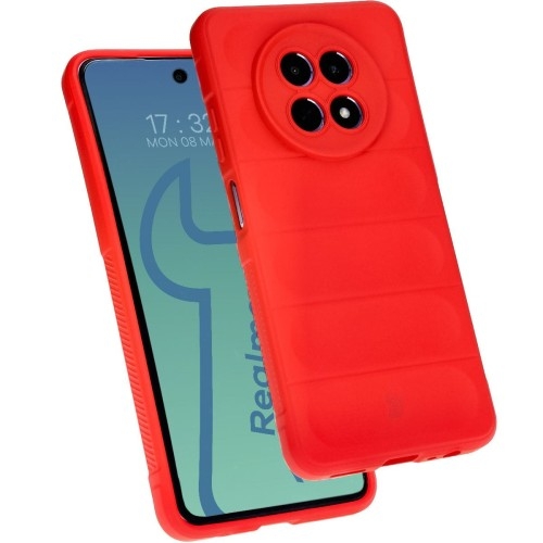 Image of Pancerne etui Bizon Case Tur do Realme 12 / 12x, czerwone