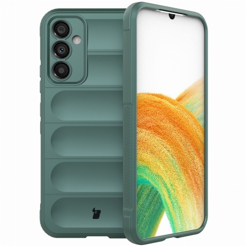 Image of Etui Bizon Case Tur do Galaxy A34 5G, ciemnozielone