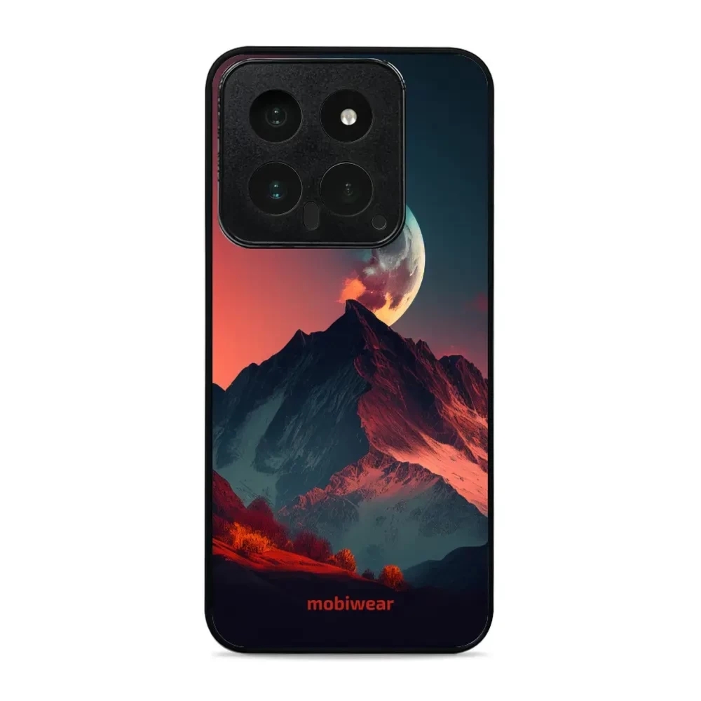 Etui ochronne do Xiaomi 14, Mobiwear Glossy Case, górski zmierzch