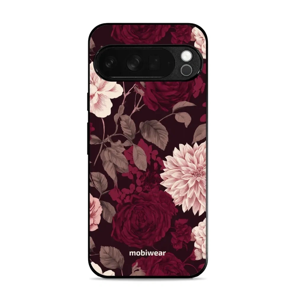 Etui ochronne do Google Pixel 10 Pro XL, Mobiwear Glossy Case, wino i dalie