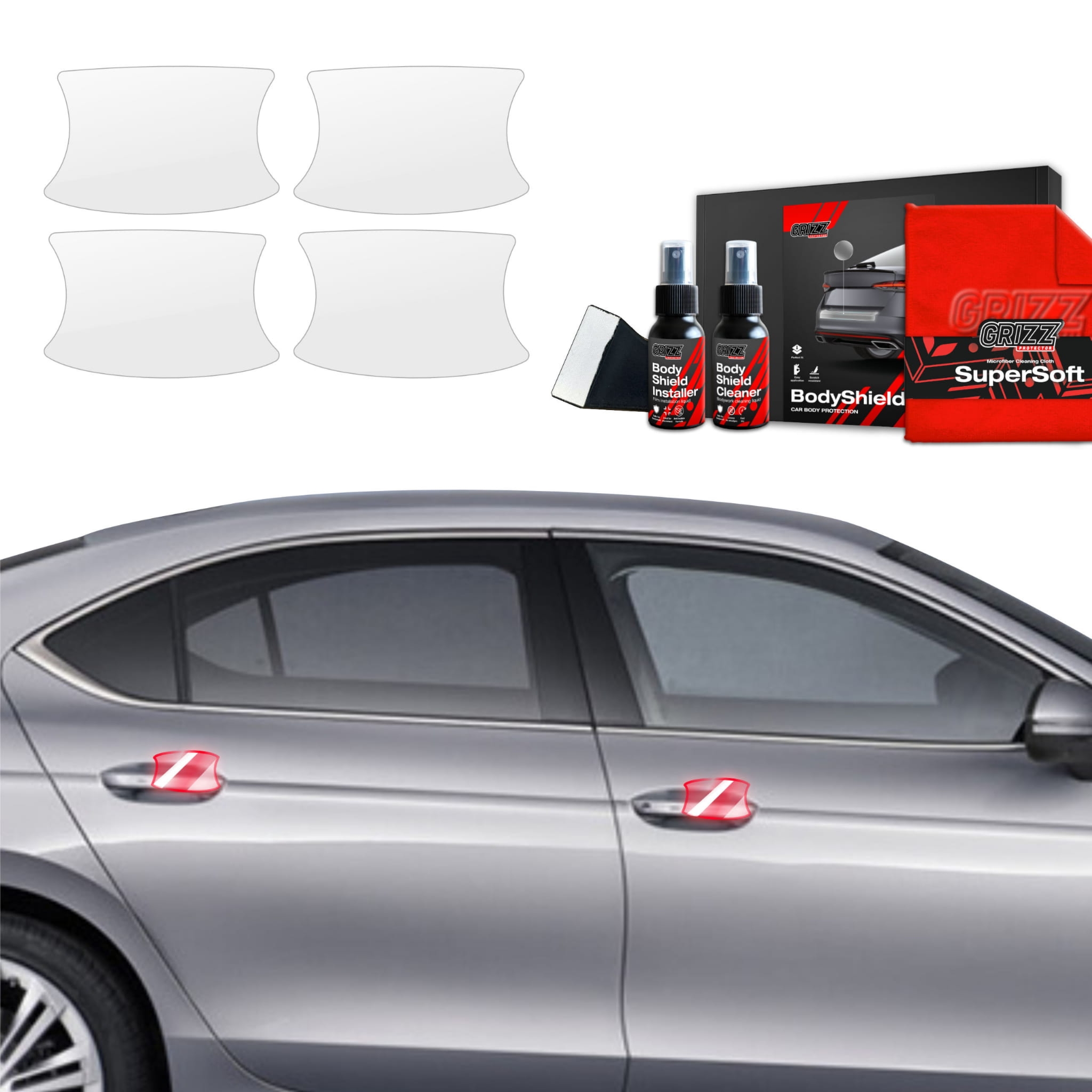 4w1 Folia ochronna Grizz Protector pod klamki do Skoda Superb 4 Liftback (2024-2026)