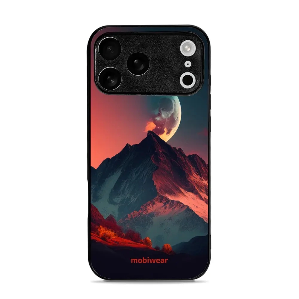Etui ochronne do iPhone 17 Pro Max, Mobiwear Glossy Case, górski zmierzch
