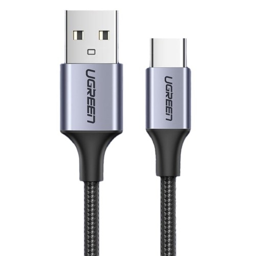 Image of Kabel Ugreen USB - USB-C, 0,5m, 3A, Quick Charge 3.0, szary