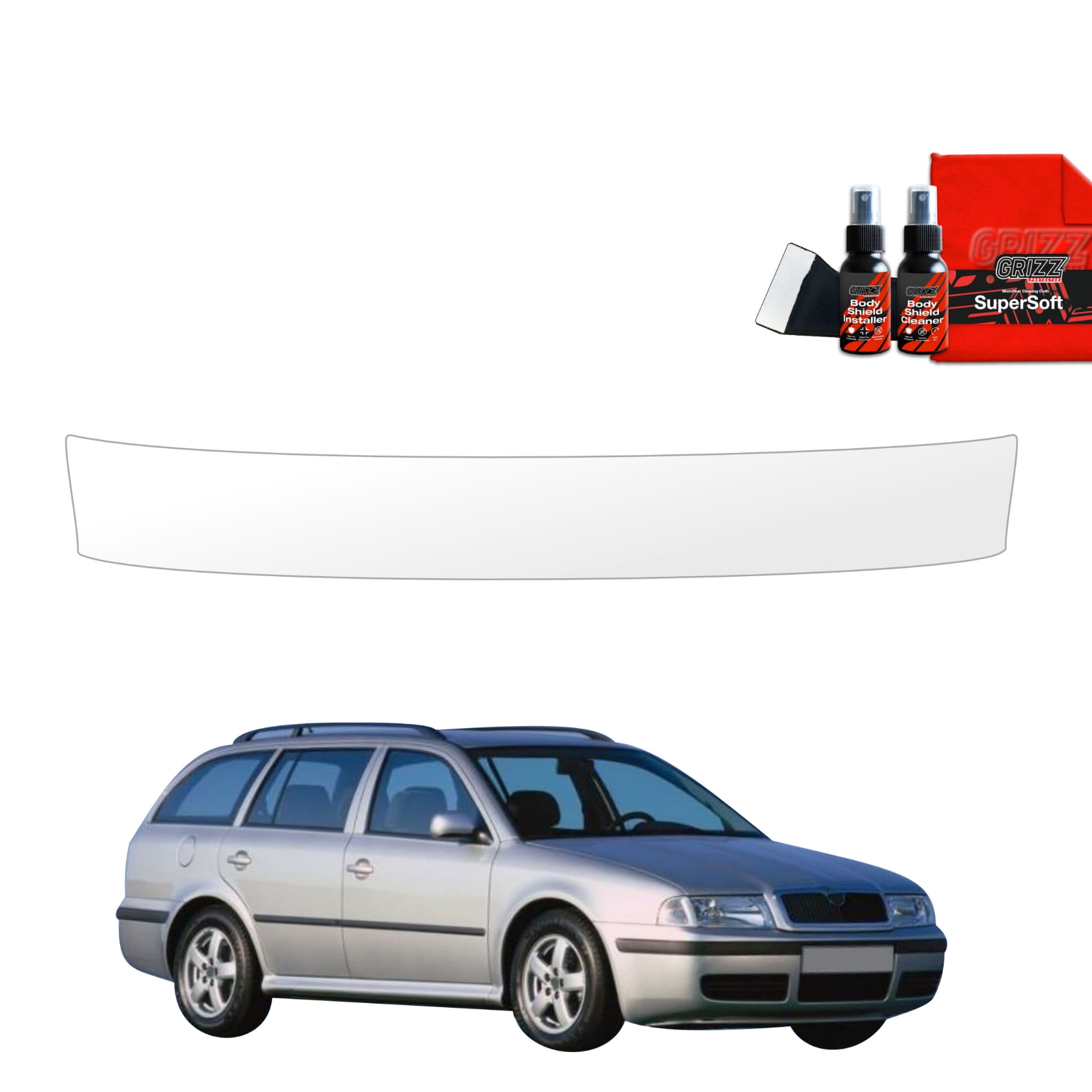 Folia ochronna na próg bagażnika Grizz Protector do Skoda Octavia Kombi (1996-2010)