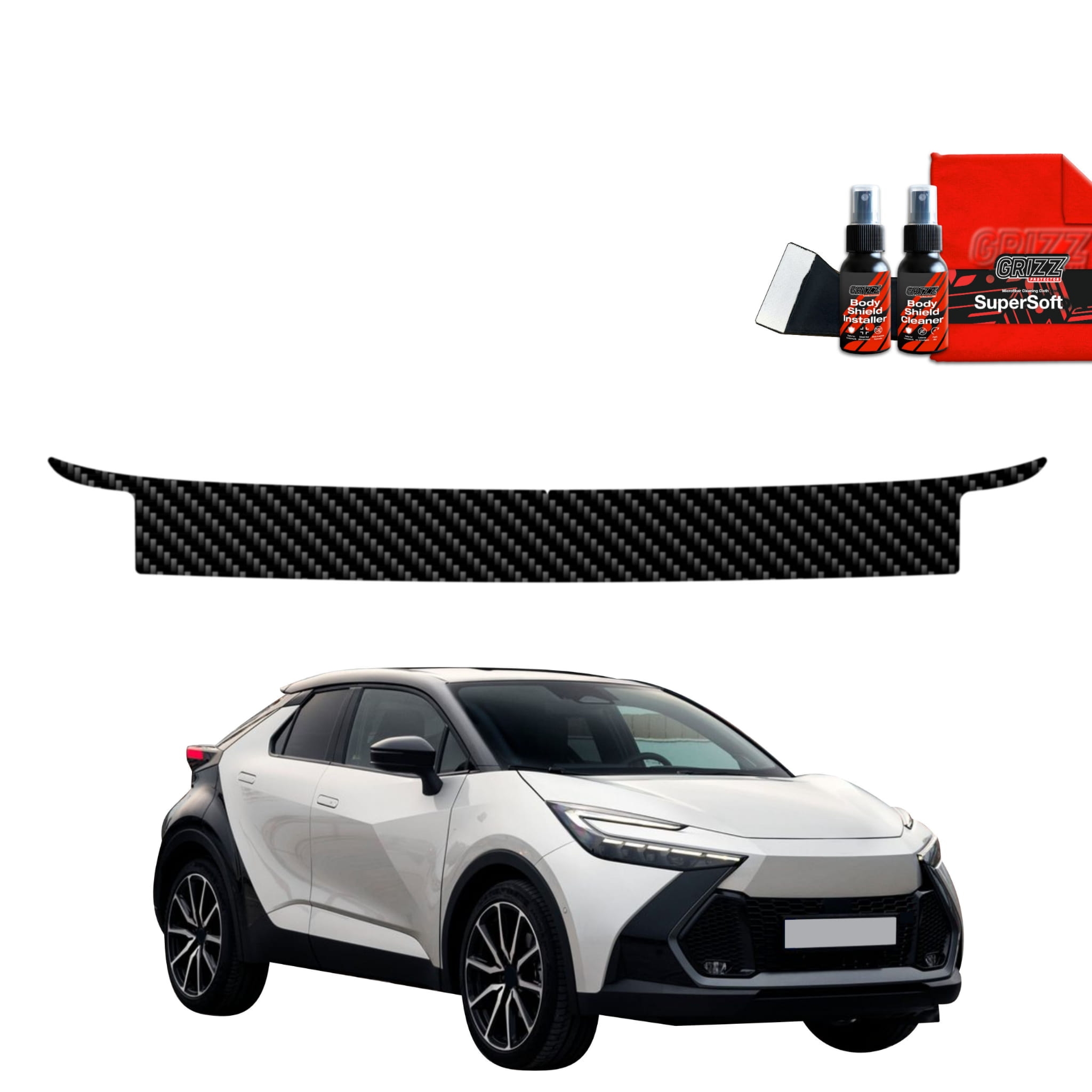 Folia karbonowa Grizz Protector na próg bagażnika do Toyota C-HR (2023-2026)