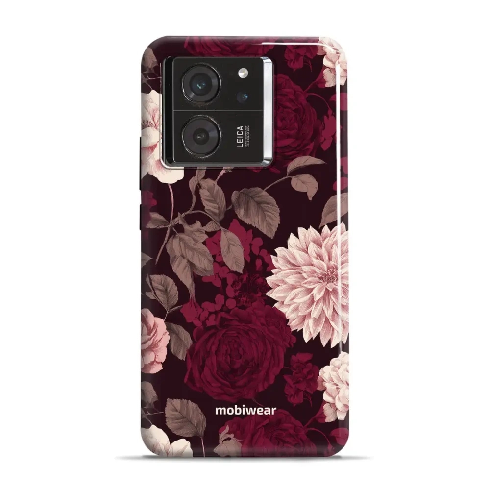 Etui ochronne do Xiaomi 13T, Mobiwear Elite Pro, wino i dalie