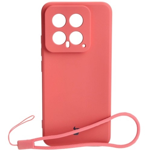 Image of Etui Bizon Case Silicone Sq do Xiaomi 14, brudny róż