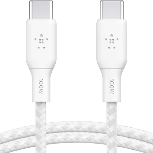 Image of Kabel Belkin Boost USB-C do USB-C 100W 5A 2m, biały