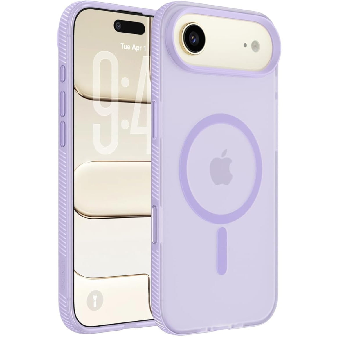 Etui Belkin SheerForce Grip (CC) do MagSafe do iPhone Air, fioletowe