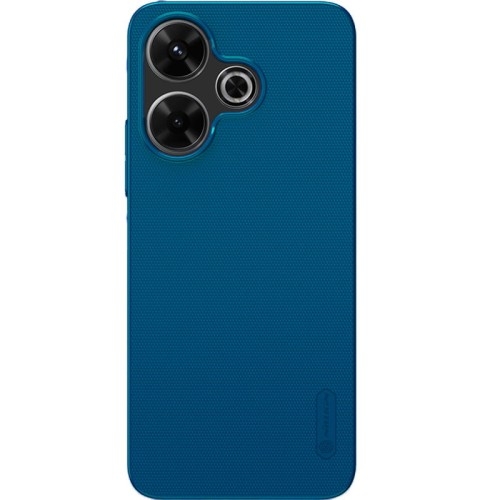 Image of Etui Nillkin Super Frosted Shield do Redmi 13 4G / Redmi Note 13R 5G / Poco M6 4G, granatowe