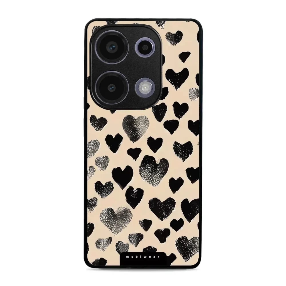 Etui ochronne do Xiaomi Poco M6 Pro 4G, Mobiwear Glossy Case, beżowa miłość