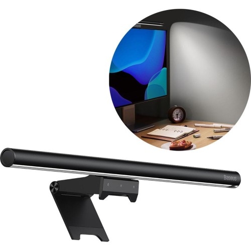 Image of Lampka biurkowa z panelem dotykowym Baseus i-wok2 na ekran, czarna