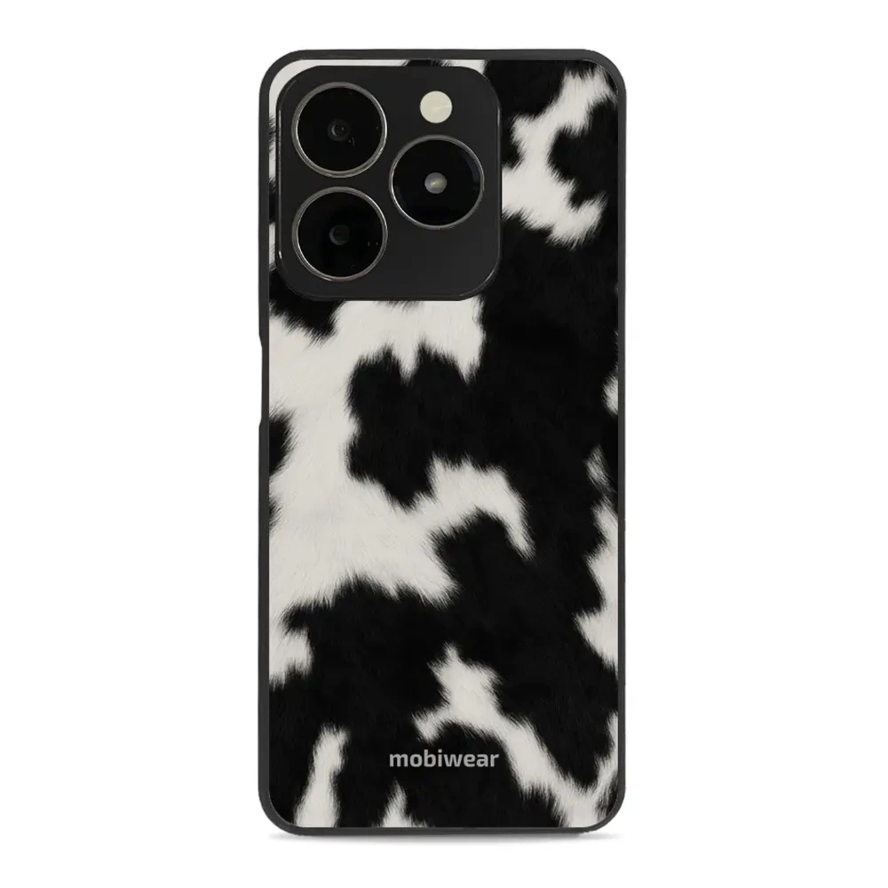 Etui ochronne do Realme C61, Mobiwear Glossy Case, krowie futerko