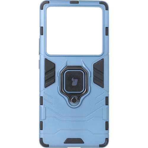 Image of Etui Bizon Case Armor Ring do Vivo X80 Pro, niebieskie