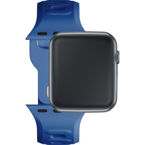 Image of Pasek silikonowy 3mk Silicone Watch Strap do Apple Watch 38/40/41/42 mm, niebieski